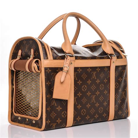 louis vuitton dog carrier review|authentic louis vuitton pet carrier.